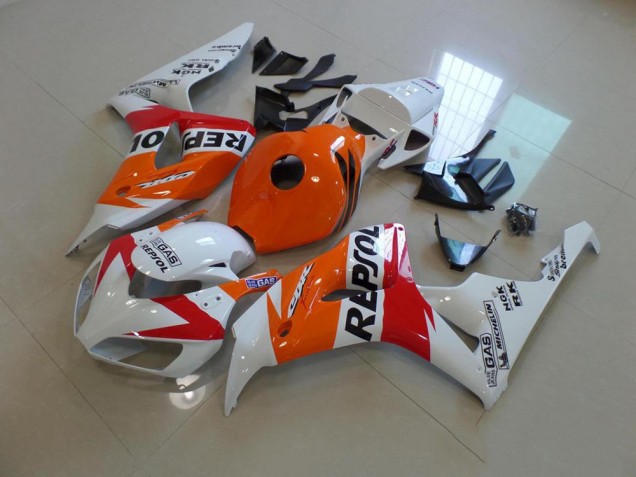 Carenado CBR 1000 RR 2006-2007 - Blanco & Naranja Repsol Carenado CBR 1000 RR 2006-2007 - Blanco & Naranja Repsol