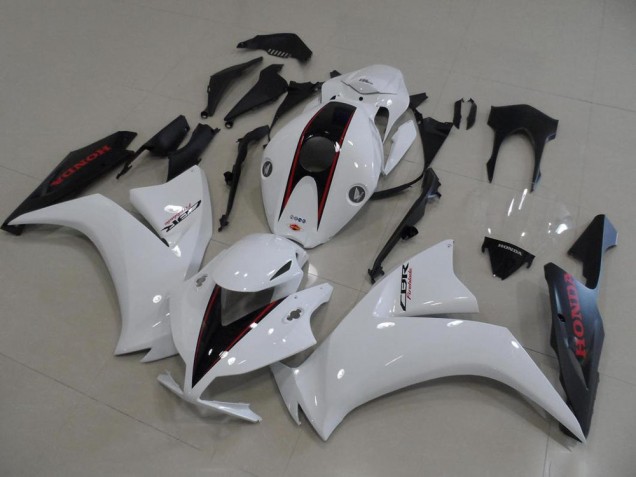 Carenado CBR 1000 RR 2012-2016 - Blanco & Negro Mate Estilo OEM