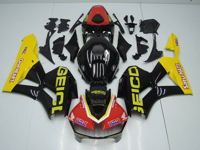 Carenado CBR 1000 RR 2012-2016 - Negro Rojo HRC