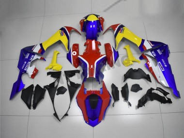 Carenado CBR 1000 RR 2017-2023 - Azul Amarillo Rojo