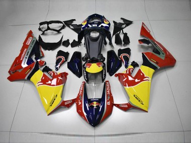 Carenado CBR 1000 RR 2017-2023 - Azul Amarillo Rojo Red Bull