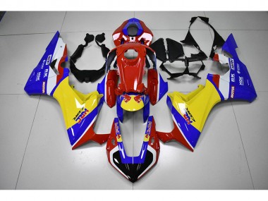 Carenado CBR 1000 RR 2017-2023 - Rojo Amarillo Azul HRC Red Bull