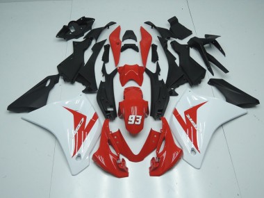 Carenado CBR 125 R 2011-2013 - Rojo Blanco 93