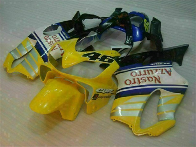 Carenado CBR 600 F4i 2001-2003 - Amarillo Plata Nastro Azzurro Carenado CBR 600 F4i 2001-2003 - Amarillo Plata Nastro Azzurro
