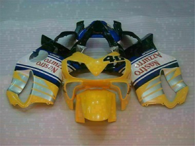 Carenado CBR 600 F4i 2001-2003 - Amarillo Plata Nastro Azzurro