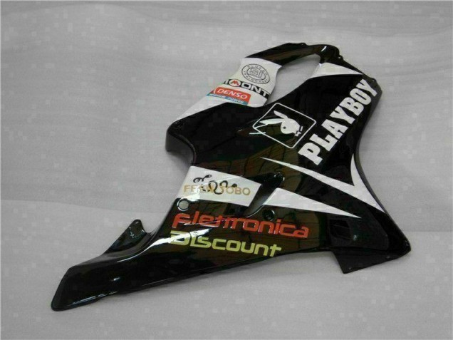 Carenado CBR 600 F4i 2001-2003 - Amarillo Plata Negro Playboy Carenado CBR 600 F4i 2001-2003 - Amarillo Plata Negro Playboy