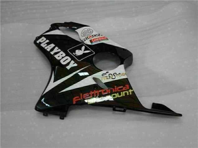 Carenado CBR 600 F4i 2001-2003 - Amarillo Plata Negro Playboy Carenado CBR 600 F4i 2001-2003 - Amarillo Plata Negro Playboy
