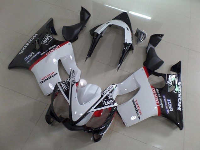 Carenado CBR 600 F4i 2001-2003 - Blanco Negro Carrera Lee