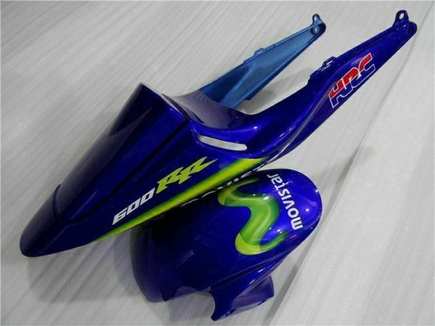 Carenado CBR 600 RR 2003-2004 - Azul Verde Movistar Castrol