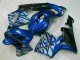 Carenado CBR 600 RR 2003-2004 - Azul con Plata Llama Carenado CBR 600 RR 2003-2004 - Azul con Plata Llama