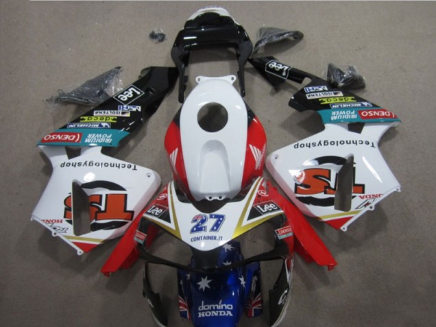 Carenado CBR 600 RR 2003-2004 - Blanco Rojo Azul 27
