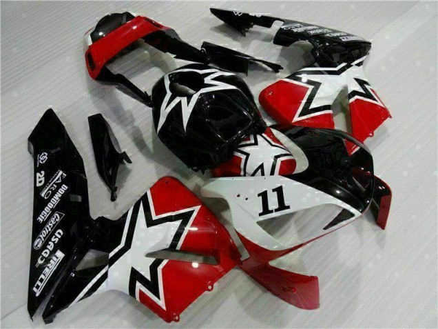 Carenado CBR 600 RR 2003-2004 - Negro Blanco 11 Carenado CBR 600 RR 2003-2004 - Negro Blanco 11