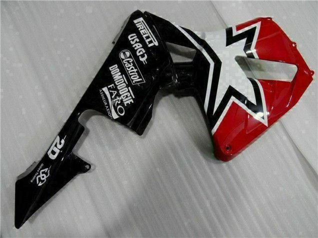 Carenado CBR 600 RR 2003-2004 - Negro Blanco 11 Carenado CBR 600 RR 2003-2004 - Negro Blanco 11