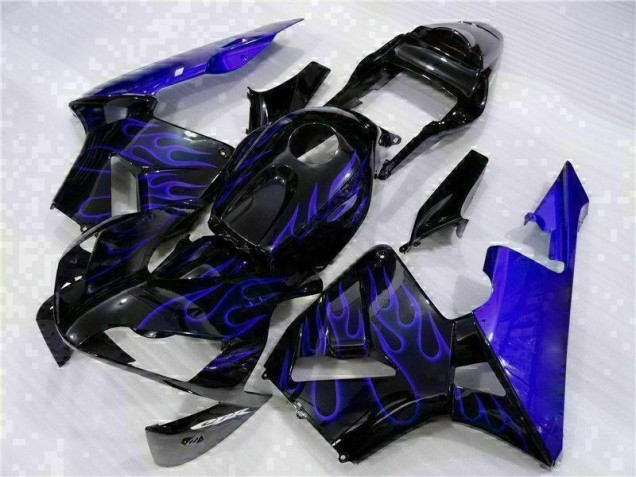 Carenado CBR 600 RR 2003-2004 - Negro con Azul Llama