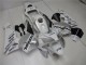 Carenado CBR 600 RR 2003-2004 - Plata Blanco Negro Repsol