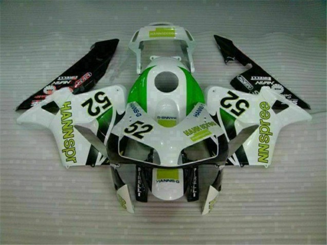 Carenado CBR 600 RR 2003-2004 - Verde Blanco Negro