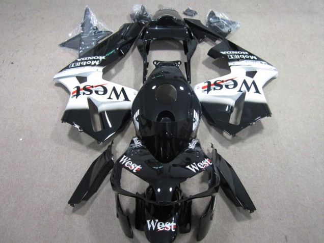Carenado CBR 600 RR 2003-2004 - West Blanco Negro Carenado CBR 600 RR 2003-2004 - West Blanco Negro