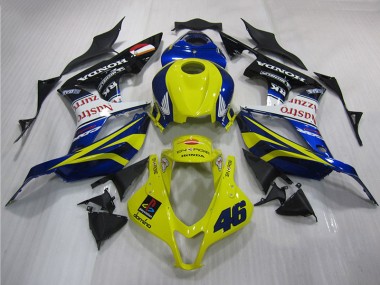 Carenado CBR 600 RR 2007-2008 - Amarillo Azul 46