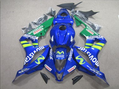 Carenado CBR 600 RR 2007-2008 - Azul Blanco Movistar