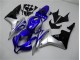 Carenado CBR 600 RR 2007-2008 - Azul Plata Negro Carenado CBR 600 RR 2007-2008 - Azul Plata Negro