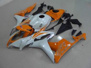 Carenado CBR 600 RR 2007-2008 - Blanco Perla Naranja