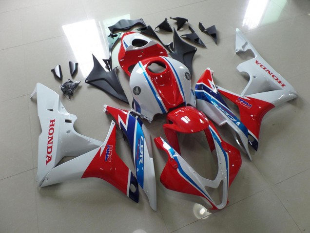 Carenado CBR 600 RR 2007-2008 - Blanco Rojo Azul HRC