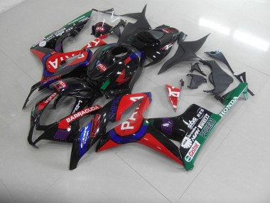 Carenado CBR 600 RR 2007-2008 - Negro Rojo Pata