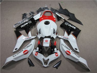 Carenado CBR 600 RR 2007-2008 - Rojo Blanco Negro Konica Minolta MAPEI
