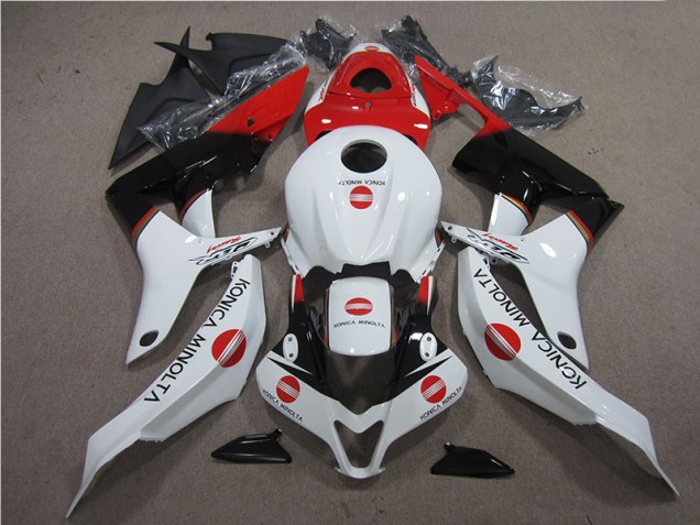 Carenado CBR 600 RR 2007-2008 - Rojo Blanco Negro Konica Minolta