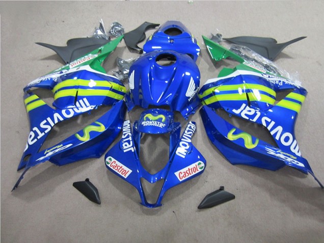 Carenado CBR 600 RR 2009-2012 - Azul Blanco Movistar