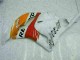 Carenado CBR 600 RR 2009-2012 - Blanco Naranja Repsol