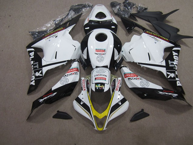 Carenado CBR 600 RR 2009-2012 - Blanco Negro DENSO RIZOMA