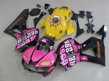 Carenado CBR 600 RR 2013-2021 - Amarillo Rosa Rossi