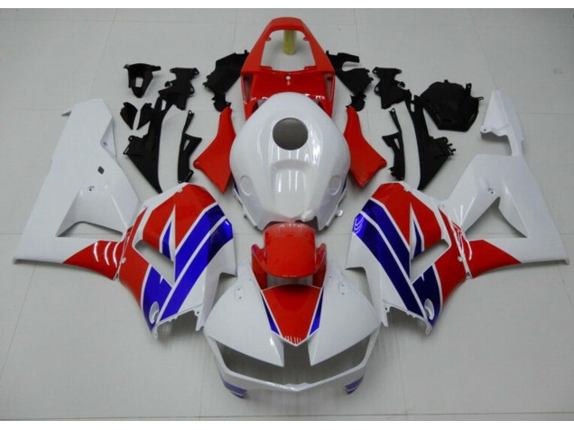 Carenado CBR 600 RR 2013-2021 - Blanco Azul Rojo Carenado CBR 600 RR 2013-2021 - Blanco Azul Rojo