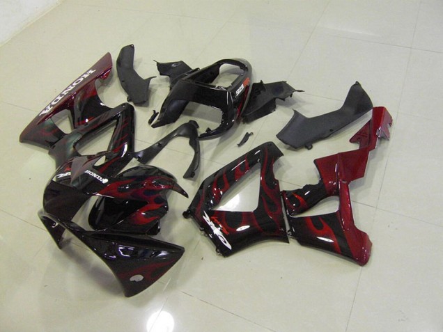 Carenado CBR 900 RR 929 2000-2001 - Negro Rojo Llama Carenado CBR 900 RR 929 2000-2001 - Negro Rojo Llama