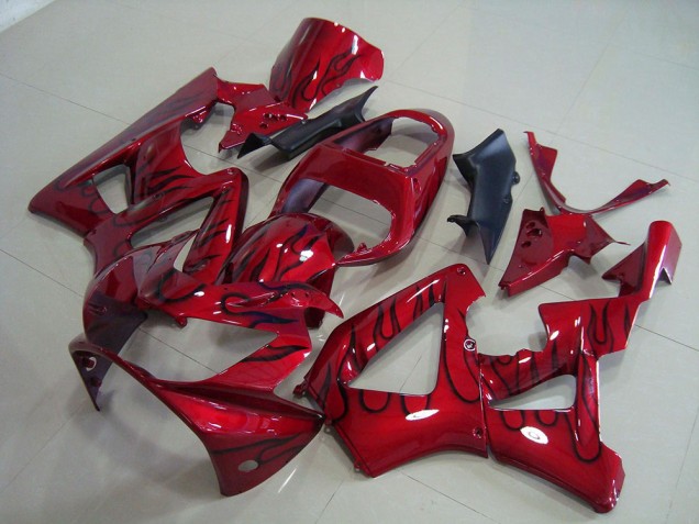 Carenado CBR 900 RR 929 2000-2001 - Rojo Negro Llama Carenado CBR 900 RR 929 2000-2001 - Rojo Negro Llama