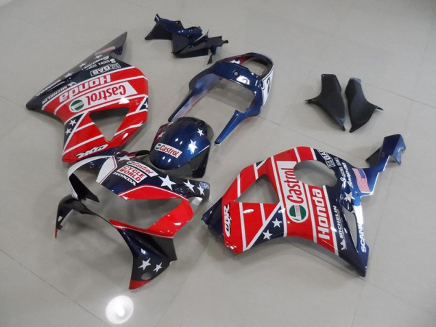 Carenado CBR 900 RR 954 2002-2003 - Azul Rojo Cycle World Castrol