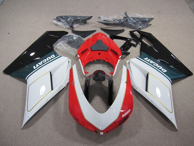 Carenado Ducati 1098 848 2007-2014 - Blanco Rojo Carenado Ducati 1098 848 2007-2014 - Blanco Rojo