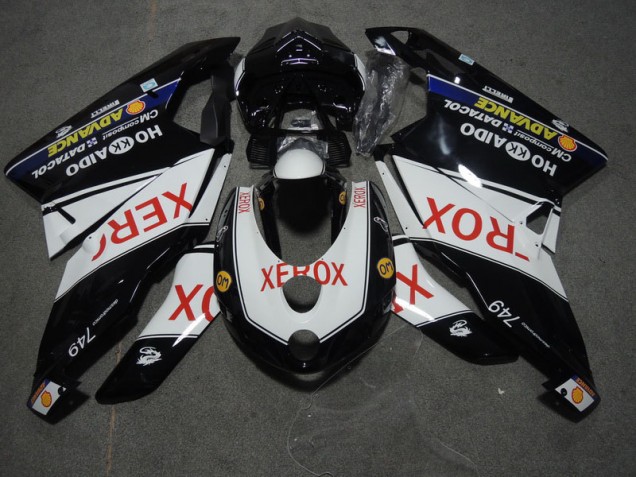 Carenado Ducati 749 2005-2006 - Negro Blanco Xerox