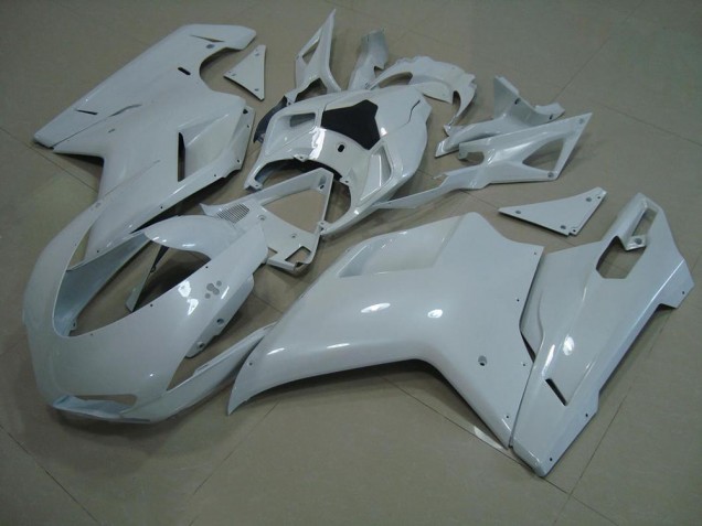 Carenado Ducati 848 1098 1198 2007-2014 - Brillante Blanco Carenado Ducati 848 1098 1198 2007-2014 - Brillante Blanco