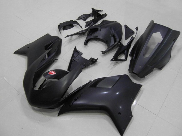 Carenado Ducati 848 1098 1198 2007-2014 - Negro Mate Racing Verision