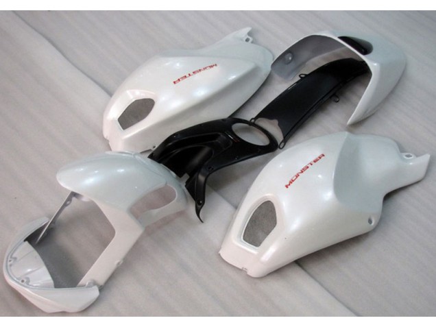 Carenado Ducati Monster 696 2008-2012 - Blanco Rojo Monster Carenado Ducati Monster 696 2008-2012 - Blanco Rojo Monster