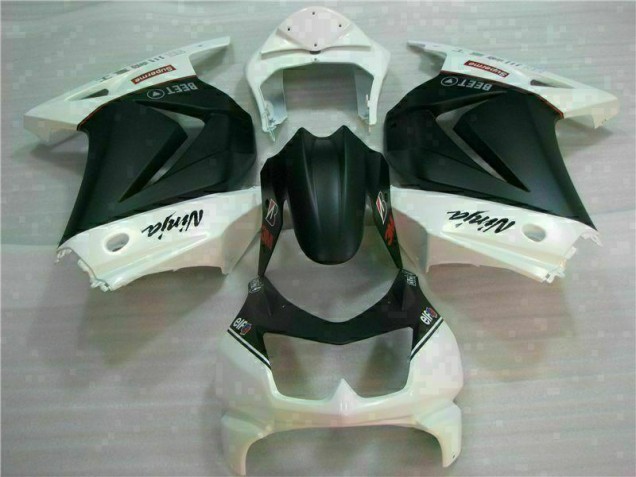Carenado EX250 2008-2012 - Blanco Negro Ninja 3M Carenado EX250 2008-2012 - Blanco Negro Ninja 3M
