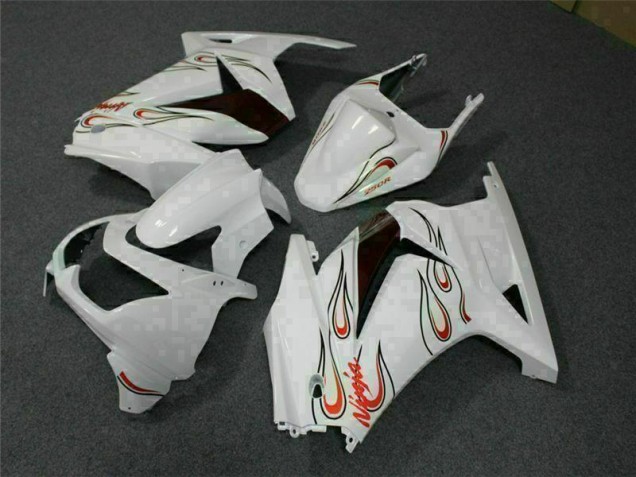 Carenado EX250 2008-2012 - Blanco Rojo Carenado EX250 2008-2012 - Blanco Rojo