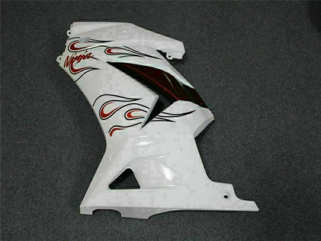 Carenado EX250 2008-2012 - Blanco Rojo Carenado EX250 2008-2012 - Blanco Rojo