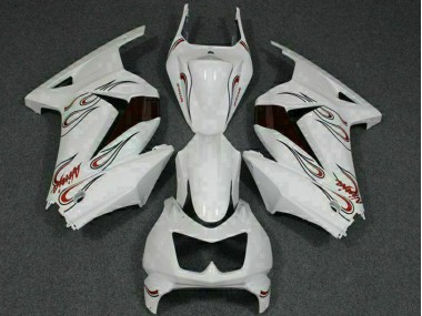 Carenado EX250 2008-2012 - Blanco Rojo