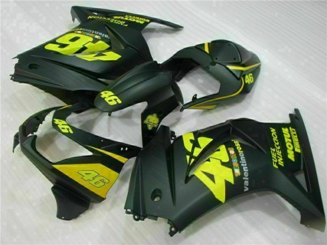 Carenado EX250 2008-2012 - Negro Amarillo 46