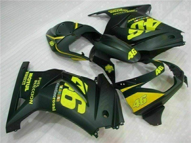 Carenado EX250 2008-2012 - Negro Amarillo 46