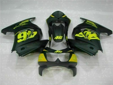 Carenado EX250 2008-2012 - Negro Amarillo 46