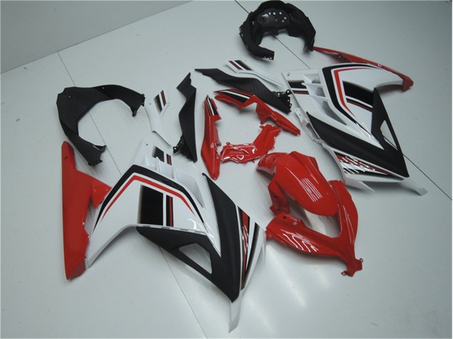 Carenado EX300 2013-2016 - Rojo Blanco Negro
